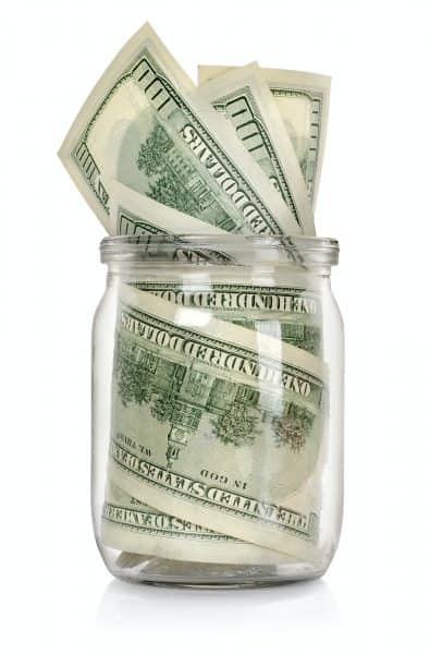 Money in the jar